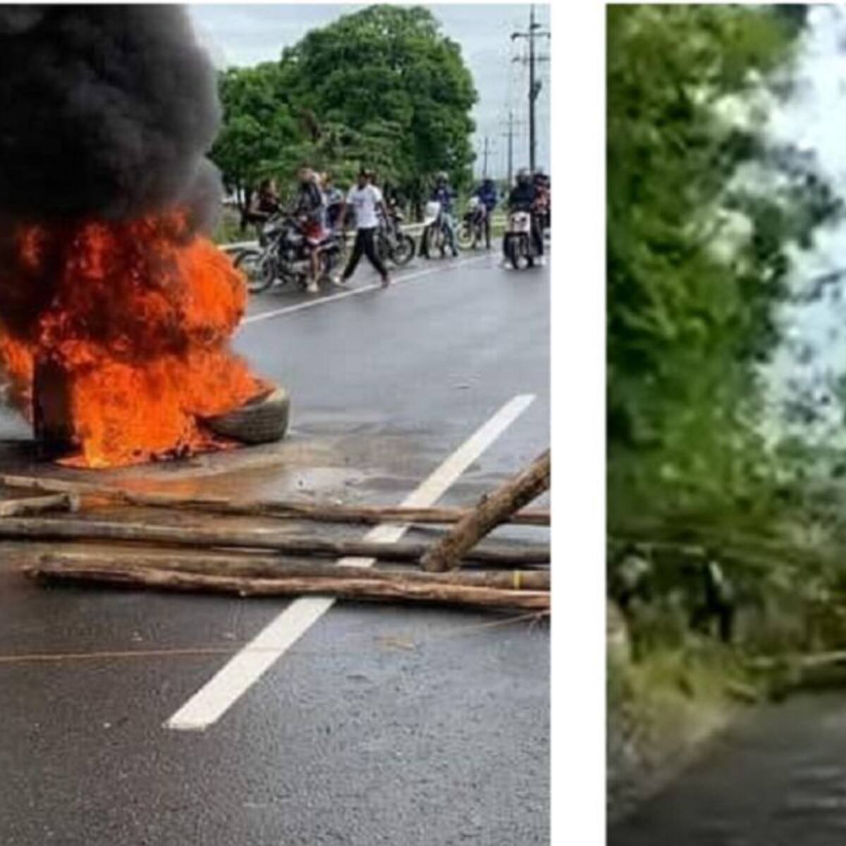Comunidades de Carepa y Turbo bloquearon vías en Urabá