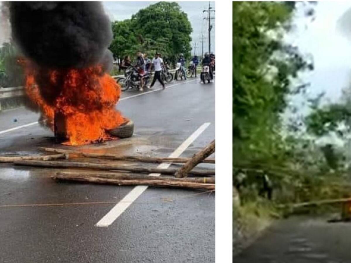 Comunidades de Carepa y Turbo bloquearon vías en Urabá