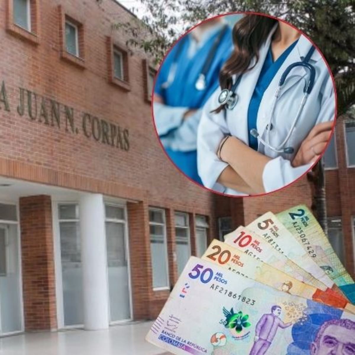 Médicos denuncian crisis en la Clínica Juan N. Corpas: 6 meses sin pago y riesgo para los pacientes