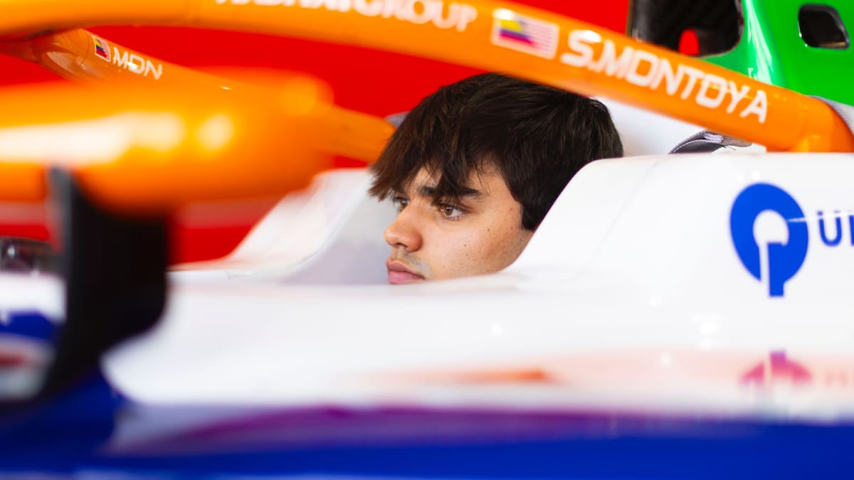 Sebastián Montoya tuvo gran carrera sprint en el GP de Catar de la Fórmula 2