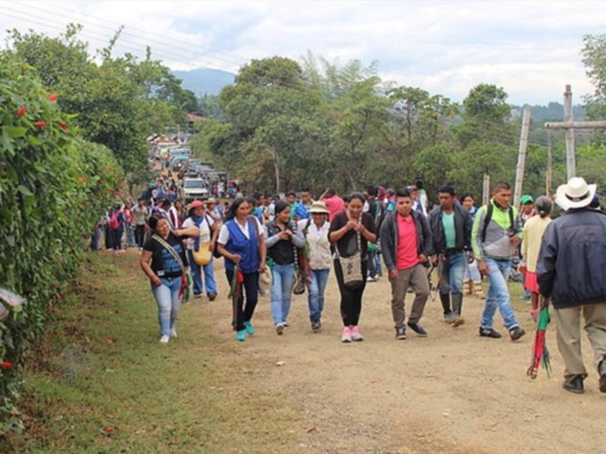 Indígenas rechazan modificación de decreto por el presidente Santos en Cauca