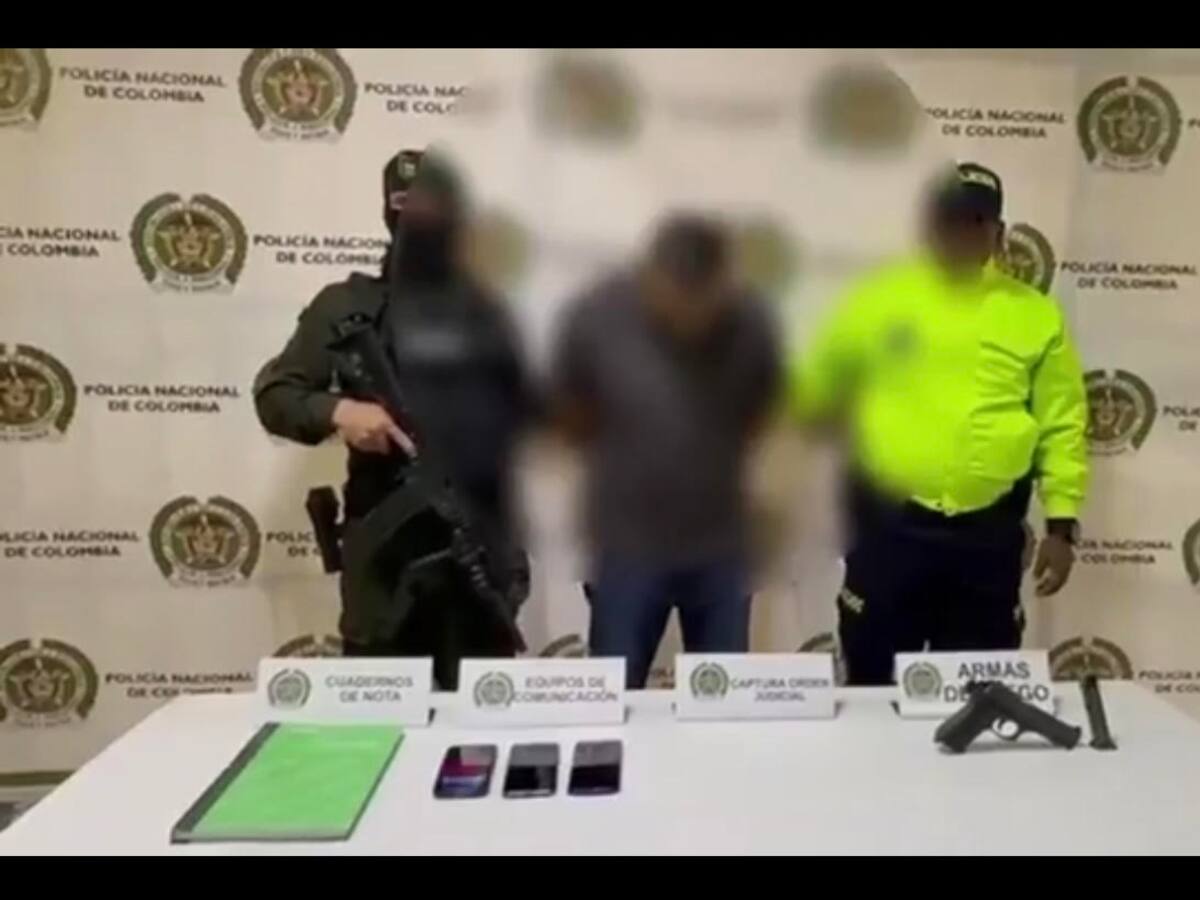 Capturado en Bello alias ‘Richard’, cabecilla financiero de una red criminal ligada al narcotráfico