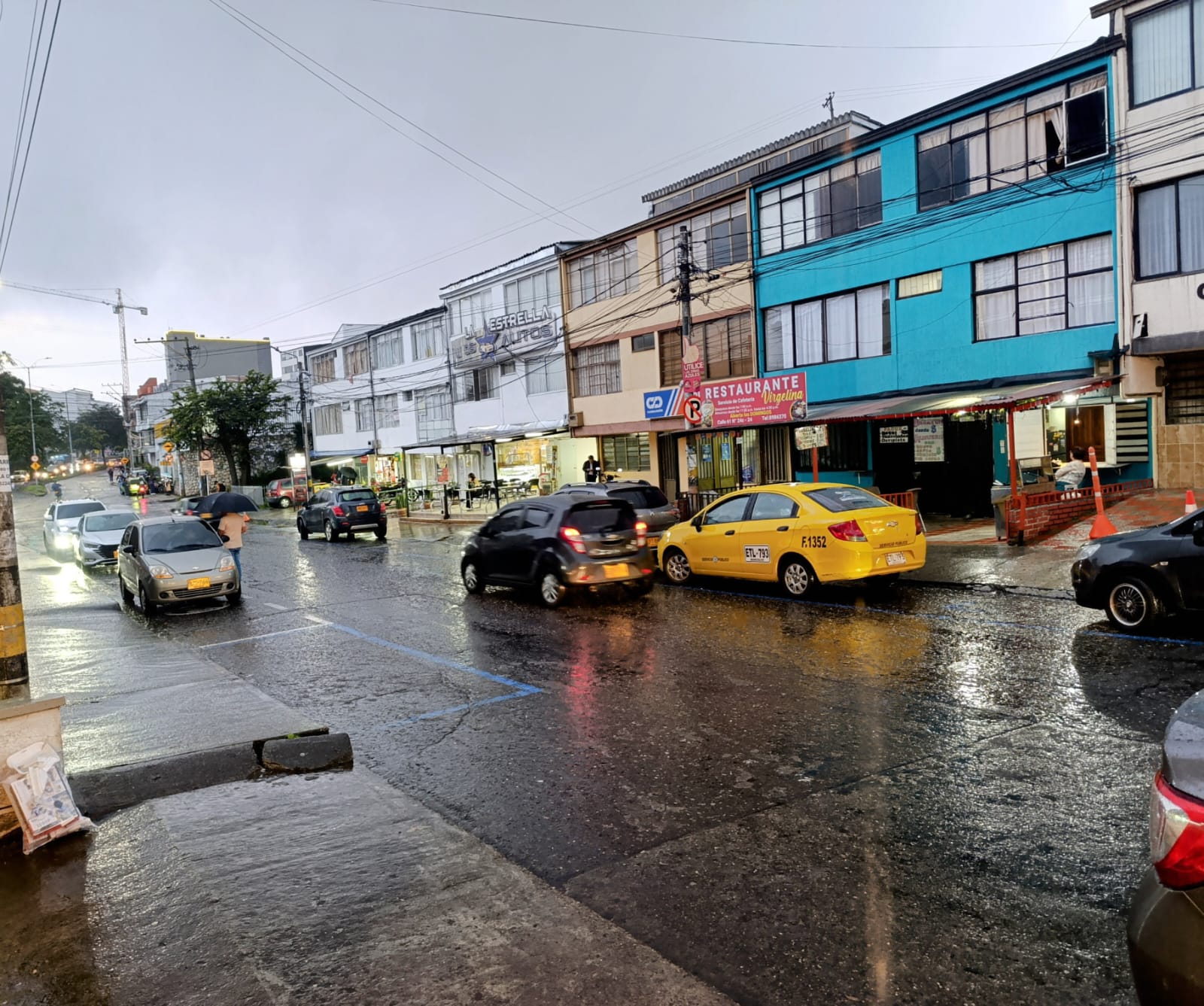 Barrio La Estrella en la ciudad de Manizales.