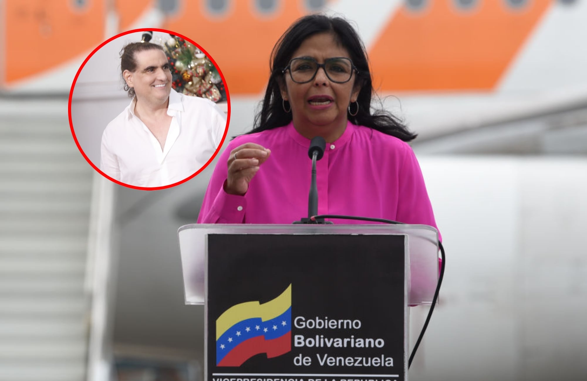 Delcy Rodríguez afirma que deportación de Alex Saab se dio basada en intereses de Venezuela. Foto: Getty Images.