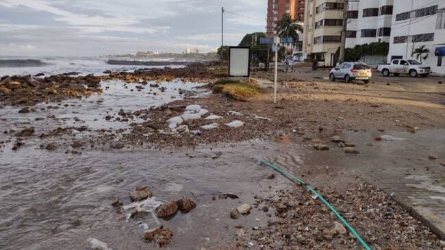 Predominarán olas entre 2.0 y 3.0 metros en Magdalena, La Guajira, Atlántico y Bolívar