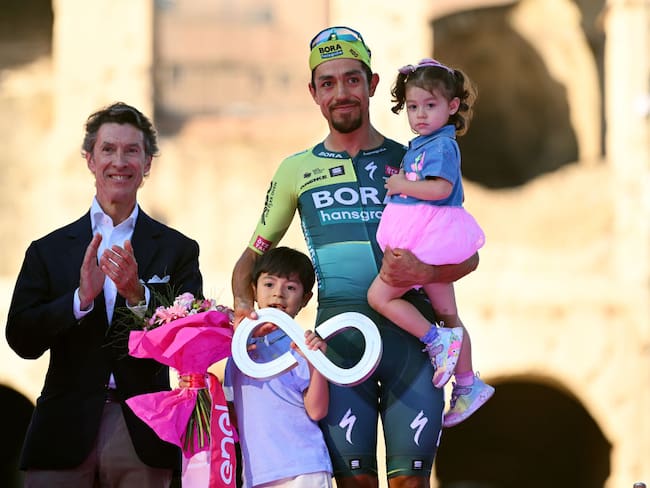 Daniel Felipe Martínez, subcampeón del Giro de Italia / Getty Images