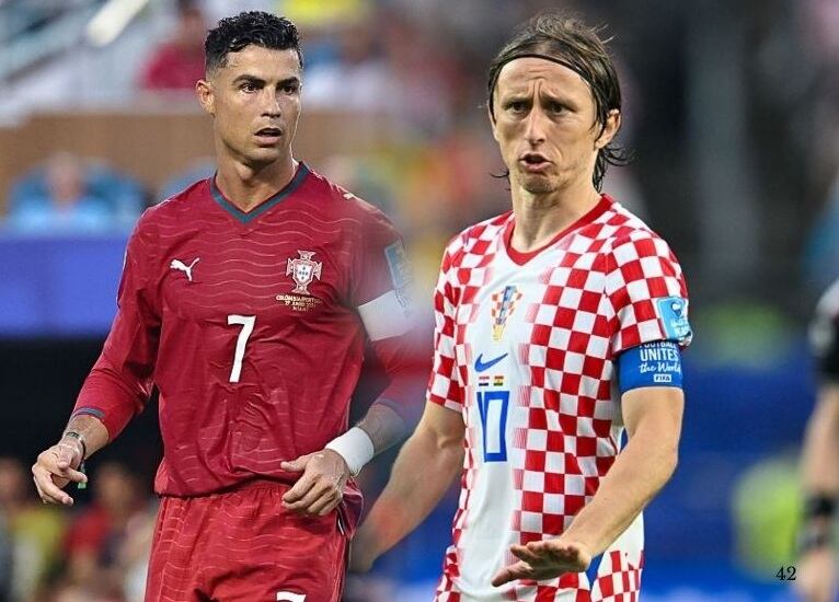 Cristiano Ronaldo y Luka Modric / Getty Images