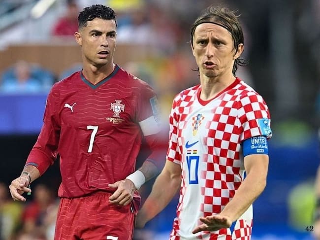 Cristiano Ronaldo y Luka Modric / Getty Images