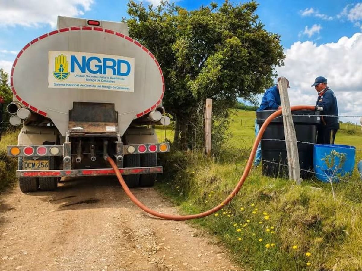 Sutamarchán declara la calamidad pública por desabastecimiento de agua en 10 veredas