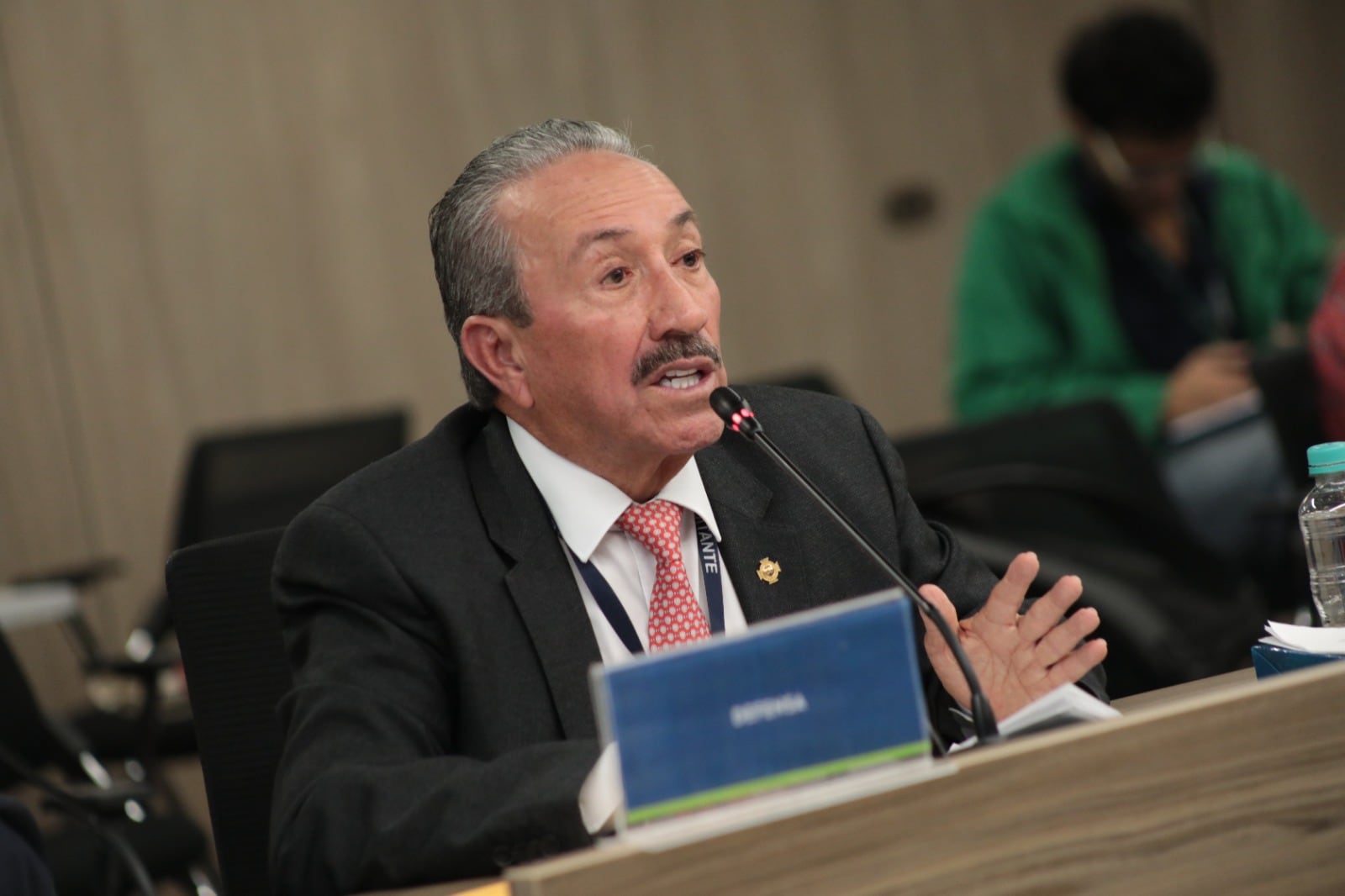 Hugo Aguilar, exgobernador de Santander. Foto cortesía  JEP