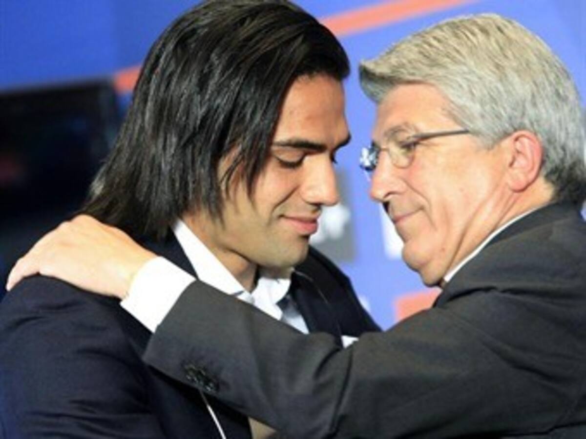 Falcao, entre lágrimas, se despidió del Atlético de Madrid