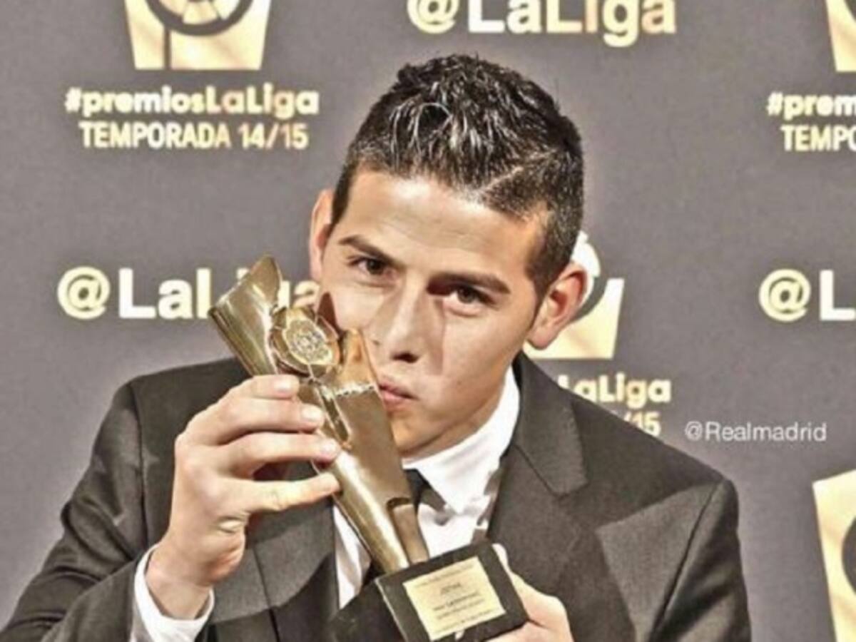 James gana el premio al mejor volante de la Liga española 2014-2015