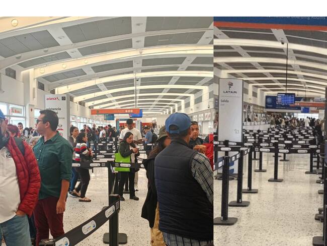 Problemas en el aeropuerto Palonegro por mal tiempo: Vuelos han sido reprogramados