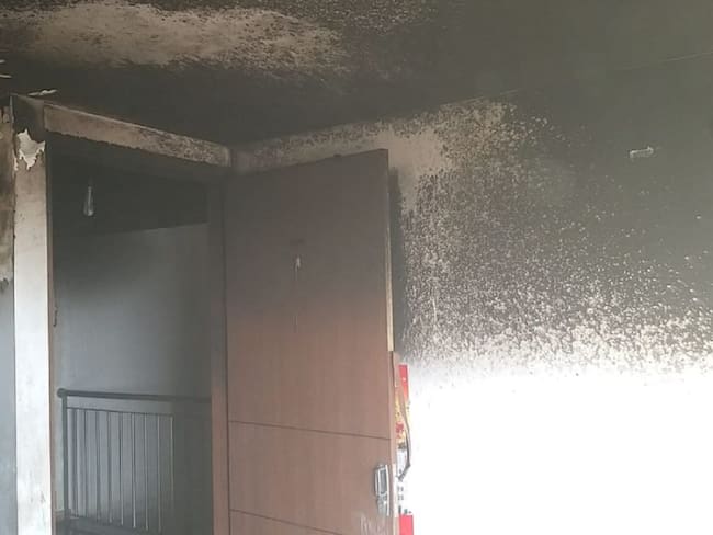 Incendio en Neiva deja tres personas heridas
