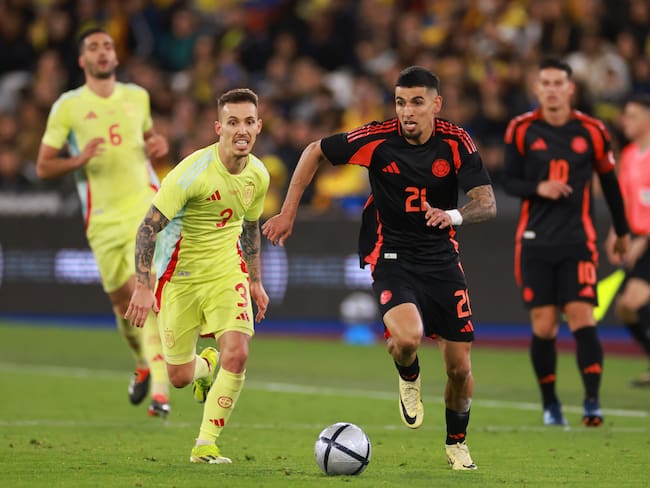 Colombia derrotó a España en el último amistoso disputado entre ambas selecciones en Londres. (Photo by Marc Atkins/Getty Images)