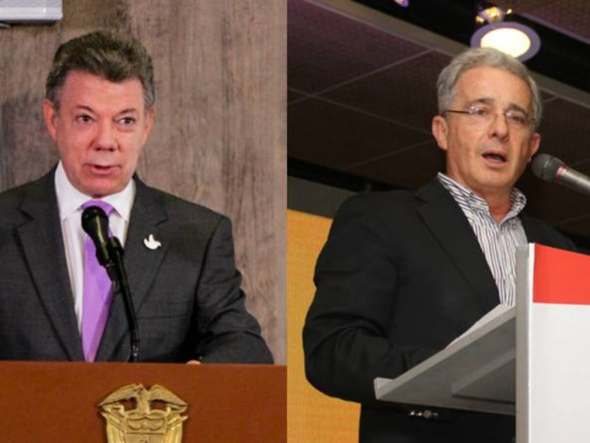 Así respondió Uribe a Santos por sus declaraciones en Londres