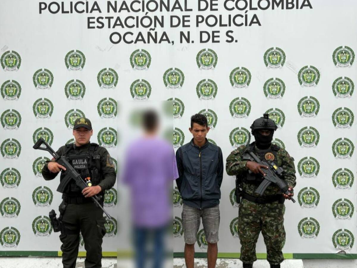 Capturan a un hombre y aprehenden a un menor de edad en el Catatumbo, presuntos integrantes del ELN