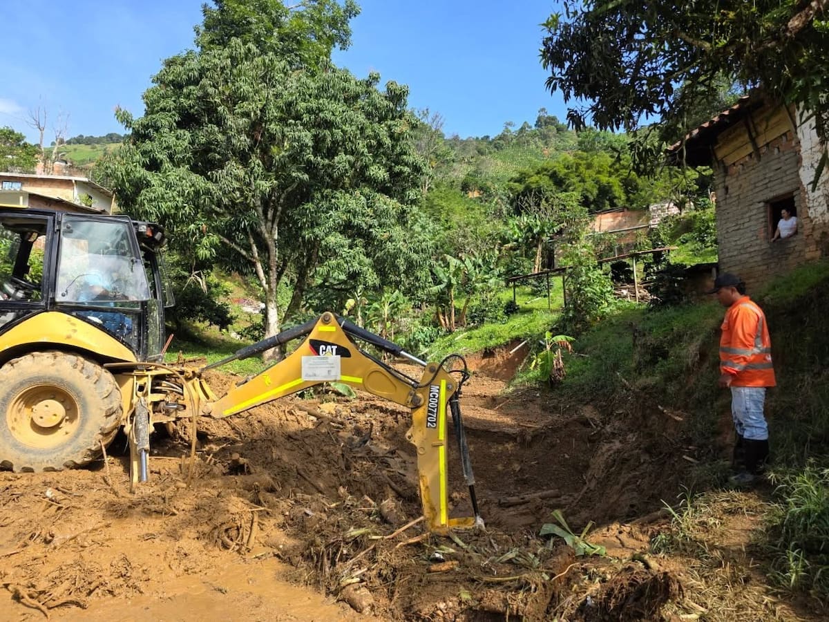 La alcaldía reportó unas 70 casas afectadas en Betulia luego de un intenso aguacero