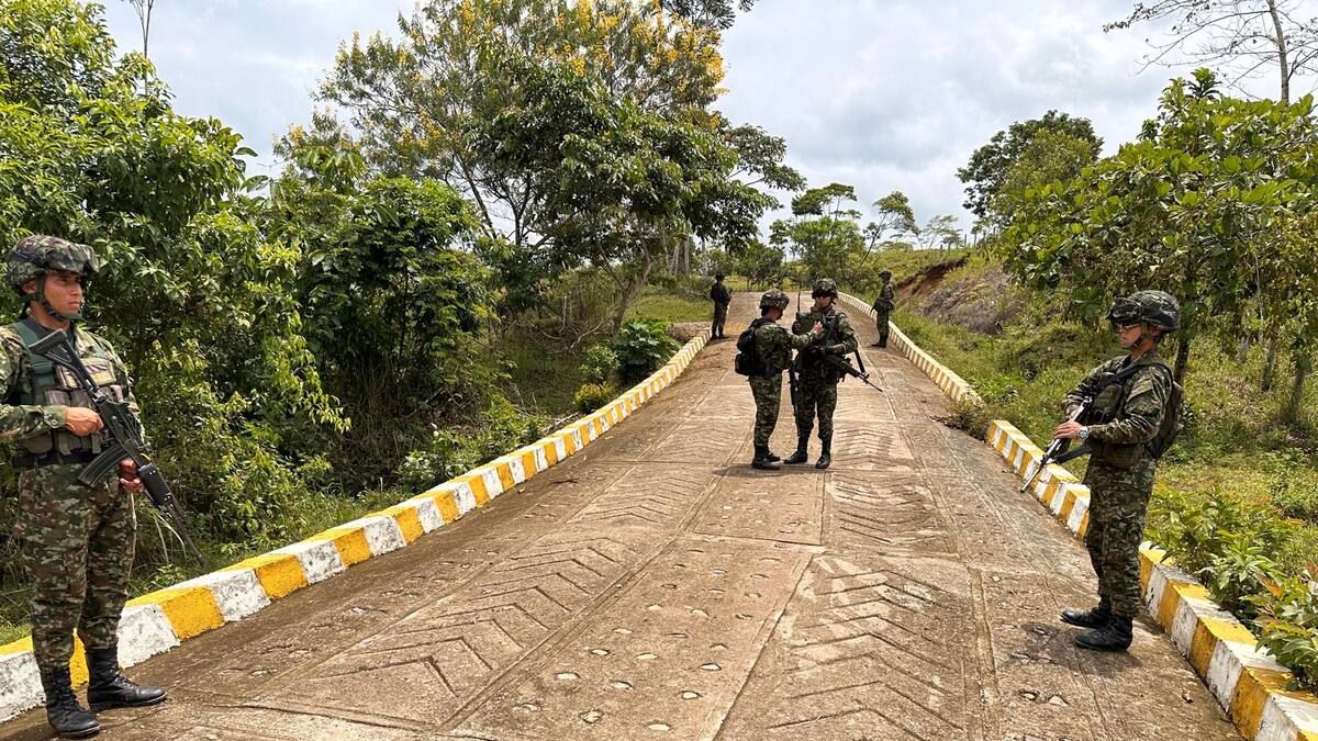 Fuerzas Militares fortalecerán seguridad en Piamonte, Cauca, con más de 120 soldados