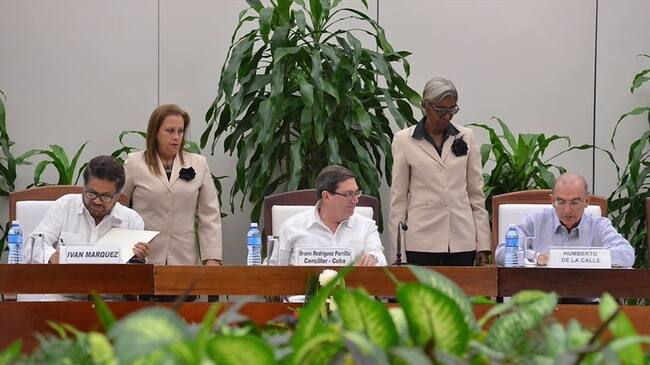 Firma del segundo acuerdo de paz con las Farc. Foto: Colprensa - Suminitrada por Equipo de Paz del Gobierno