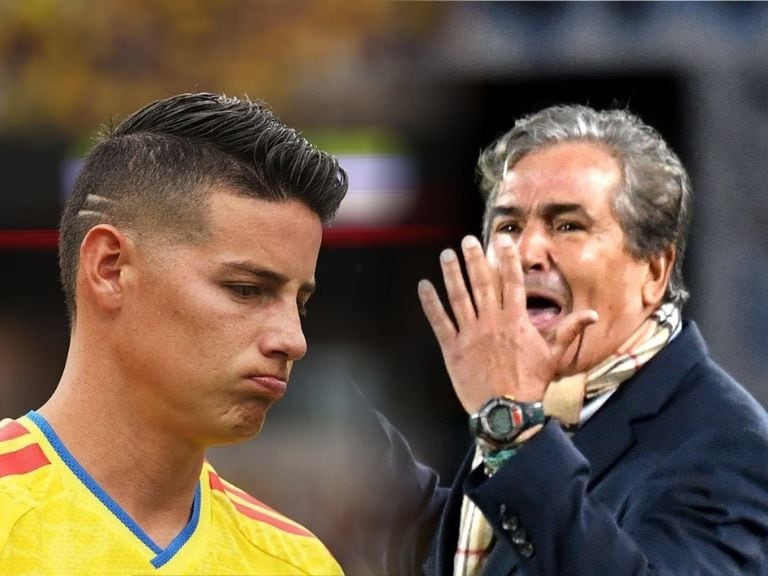 James Rodríguez y Jorge Luis Pinto / Caracol Radio