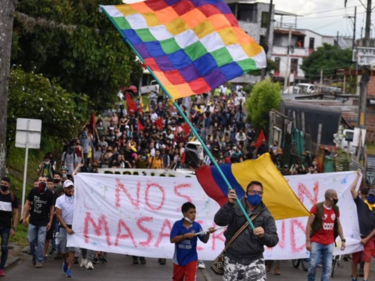 Armonía entre manifestantes y Policía fue clave en Pereira durante el 21S