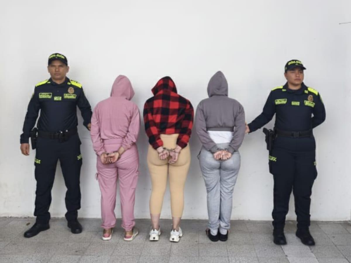 Capturan a tres mujeres señaladas de hurto a turistas en Medellín