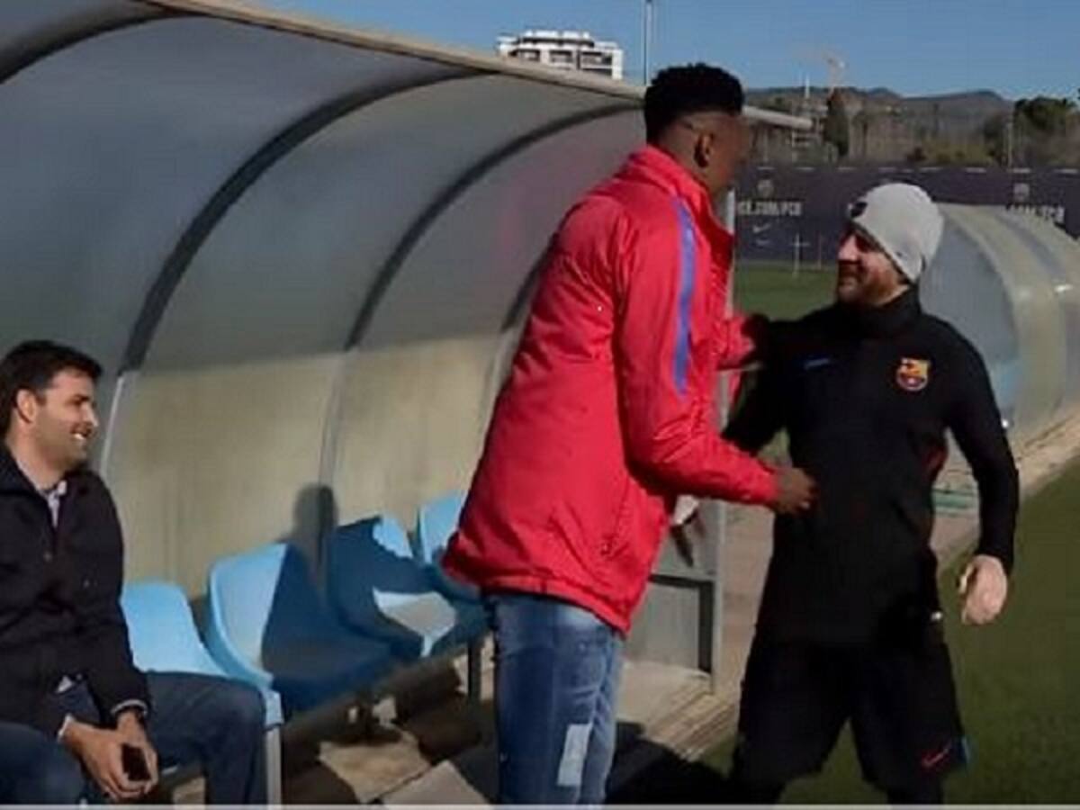 ¡Yerry Mina ya conoció a sus nuevos compañeros!