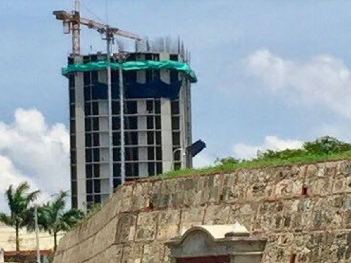 Alcaldía de Cartagena tiene responsabilidad en edificio construido cerca al castillo: Siab