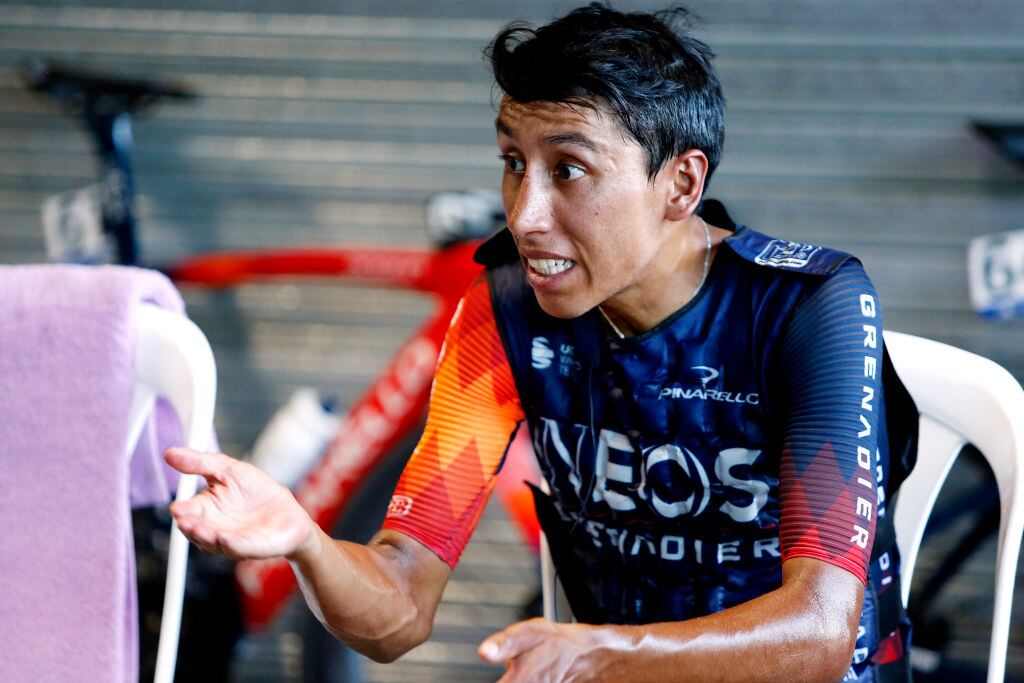 Egan Bernal, ciclista del Ineos Grenadiers (Photo by Maximiliano Blanco/Getty Images)