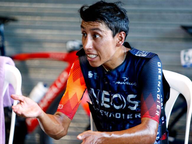 Egan Bernal, ciclista del Ineos Grenadiers (Photo by Maximiliano Blanco/Getty Images)