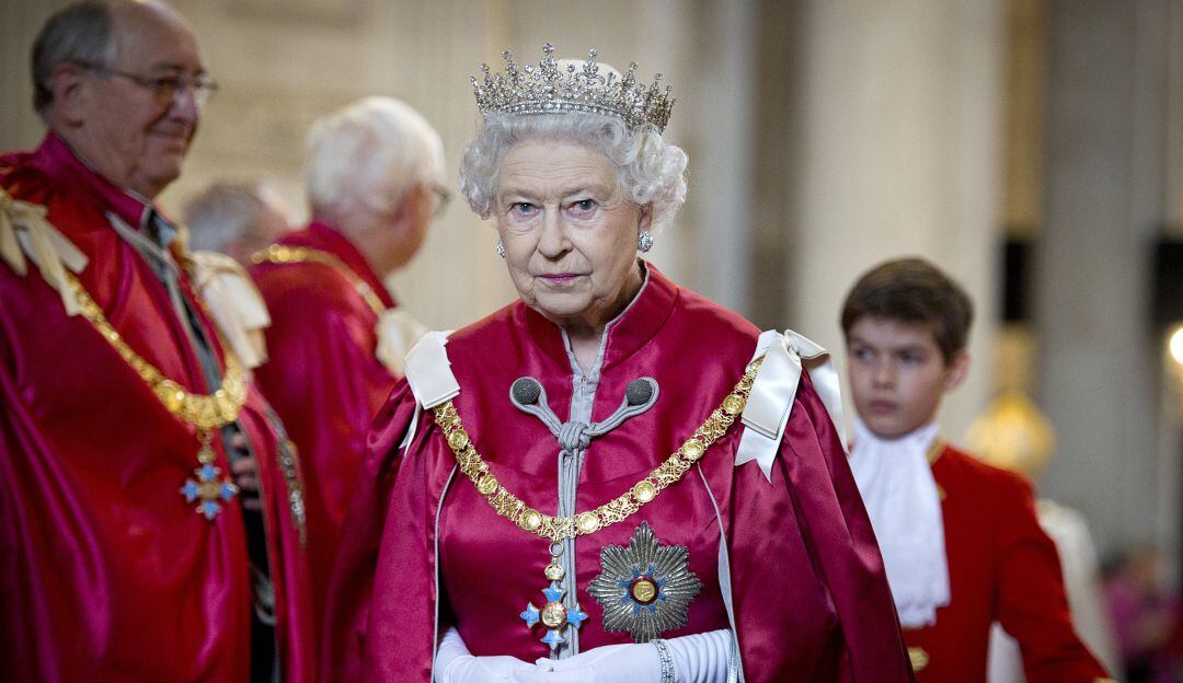 La reina Isabel II inicia los actos de su jubileo de platino.