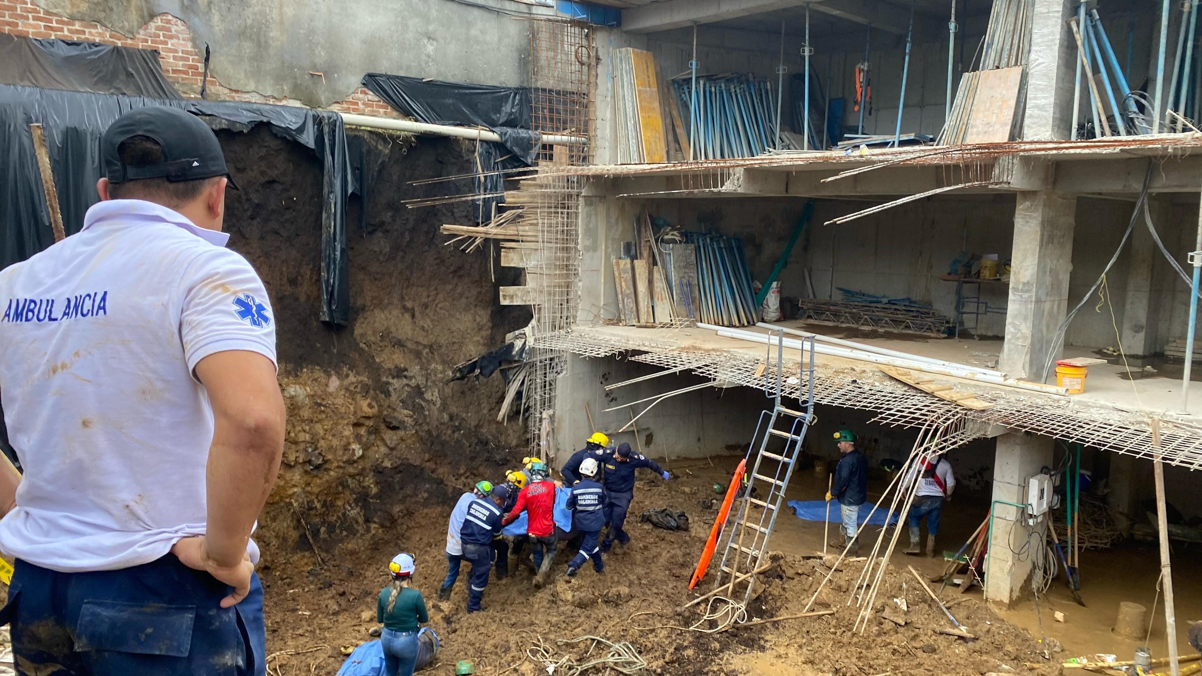 Un alud sepultó tres obreros en el proyecto Malay de la constructora Maca en Ibagué