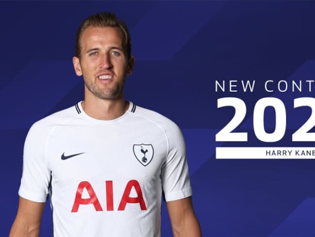 Harry Kane renovó seis temporadas más con el Tottenham