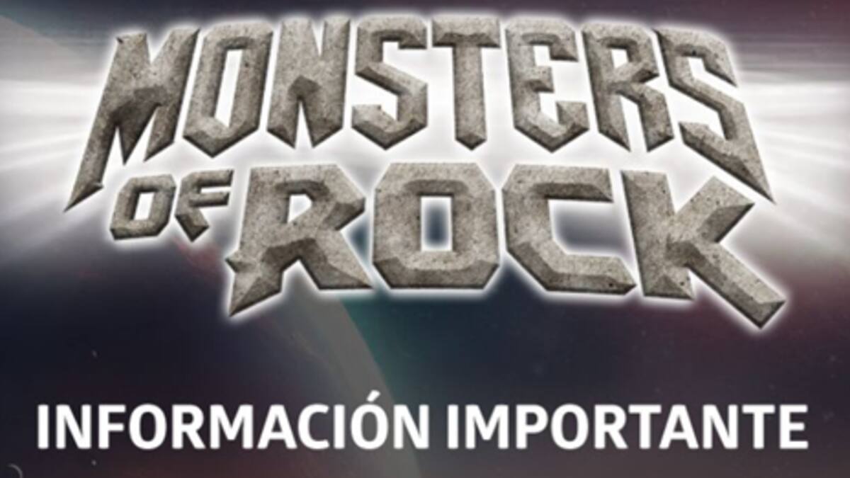 Monster del rock, entrega información importante para sus seguidores