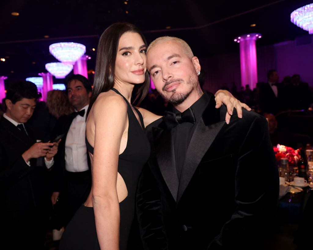 LOS ANGELES, CALIFORNIA - FEBRUARY 01: (L-R) Valentina Ferrer and J Balvin attend the 67th Annual GRAMMY Awards Pre-GRAMMY Gala & GRAMMY Salute to Industry Icons Honoring Jody Gerson on February 01, 2025 in Los Angeles, California. (Photo by Johnny Nunez/Getty Images for The Recording Academy)