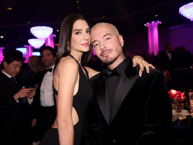 LOS ANGELES, CALIFORNIA - FEBRUARY 01: (L-R) Valentina Ferrer and J Balvin attend the 67th Annual GRAMMY Awards Pre-GRAMMY Gala & GRAMMY Salute to Industry Icons Honoring Jody Gerson on February 01, 2025 in Los Angeles, California. (Photo by Johnny Nunez/Getty Images for The Recording Academy)