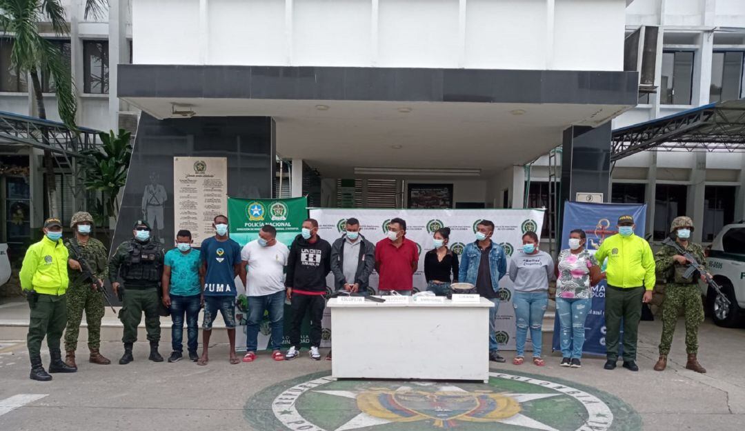 Capturan 10 presuntos integrantes del Clan del Golfo en Sucre