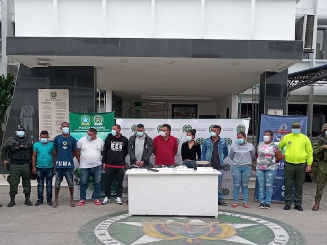 Capturan 10 presuntos integrantes del Clan del Golfo en Sucre