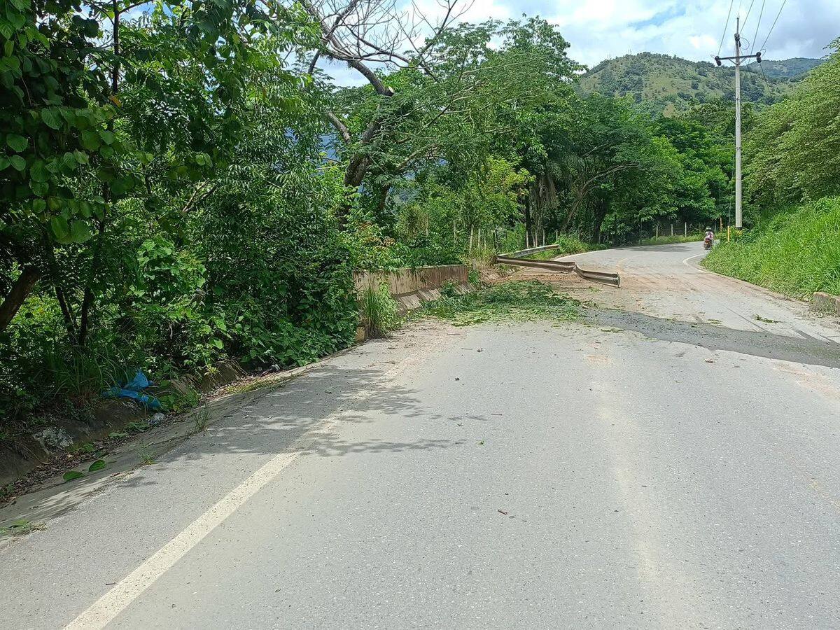 Ataque con explosivos a policías dejó un patrullero herido en Toledo, Antioquia