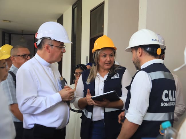 Iglesia La Merced afectada por el terremoto del 10 de agosto del 2026 / Foto: Alcaldía de Cali