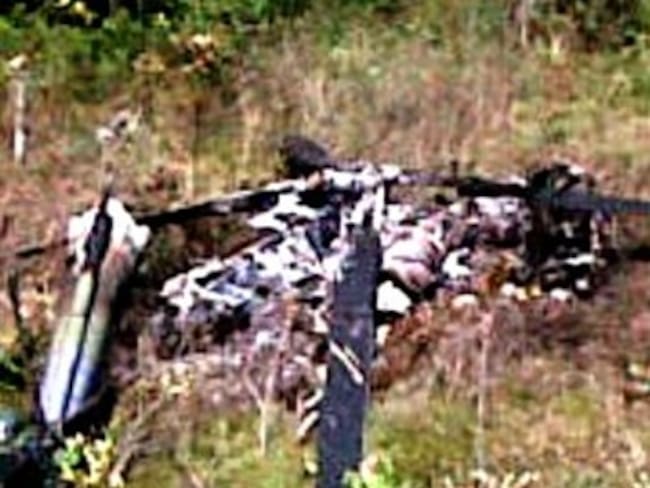 Helicóptero del Ejército accidentado en el Meta habría caído en campo minado