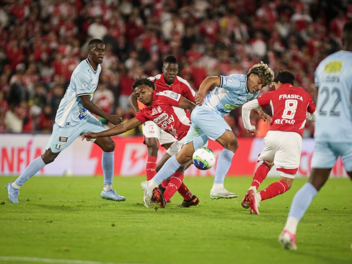 Santa Fe y Once Caldas empataron 2-2 en un vibrante partido en El Campín: Goles y resumen del juego