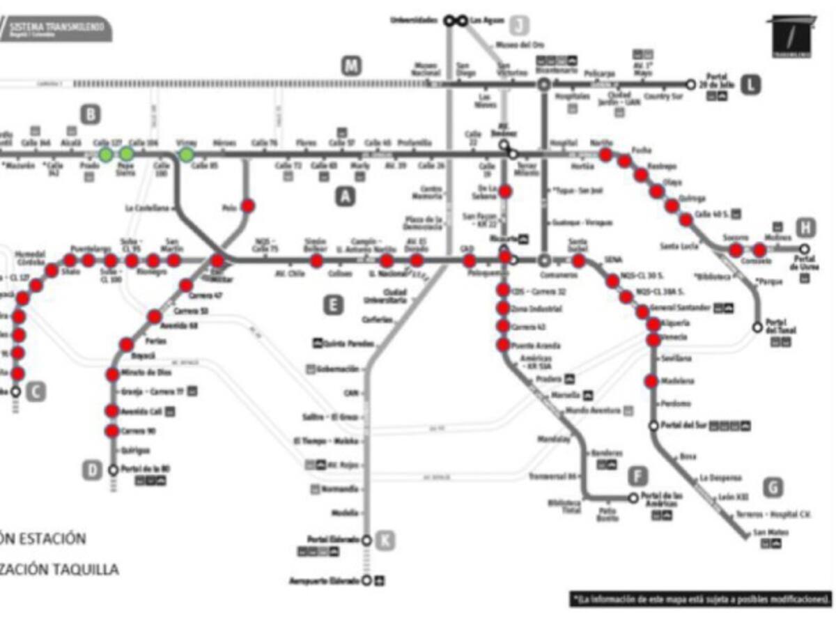 Ampliación de estaciones de Transmilenio estará lista entre 2019 y 2020