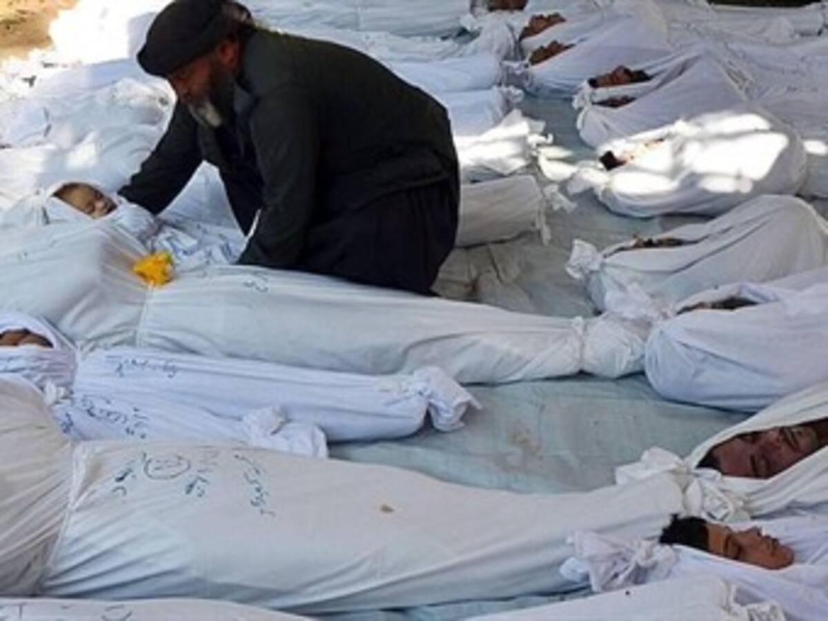 Confirman la muerte de 355 personas por "agente neurotóxico" en Siria