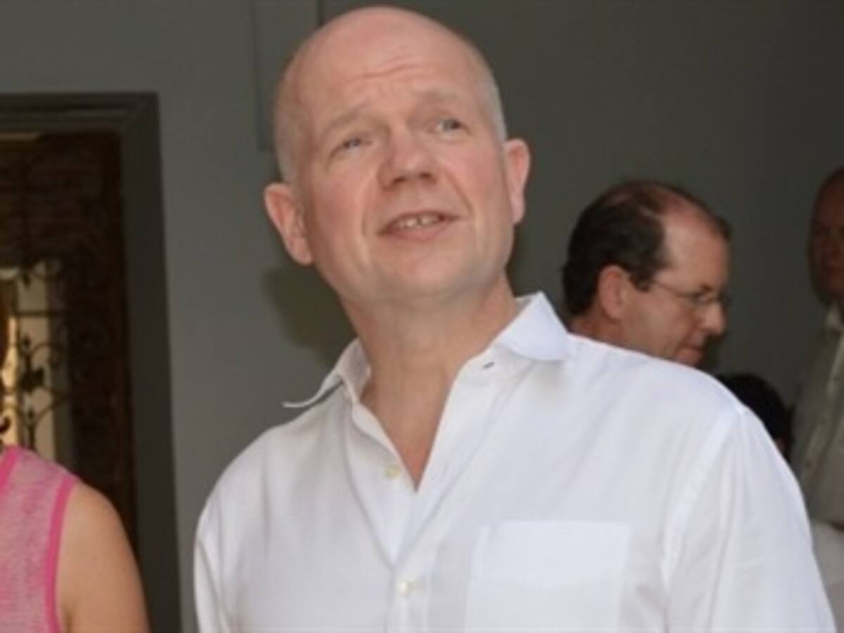 Secretario de Estado del Reino Unido se reunirá hoy con presidente Santos
