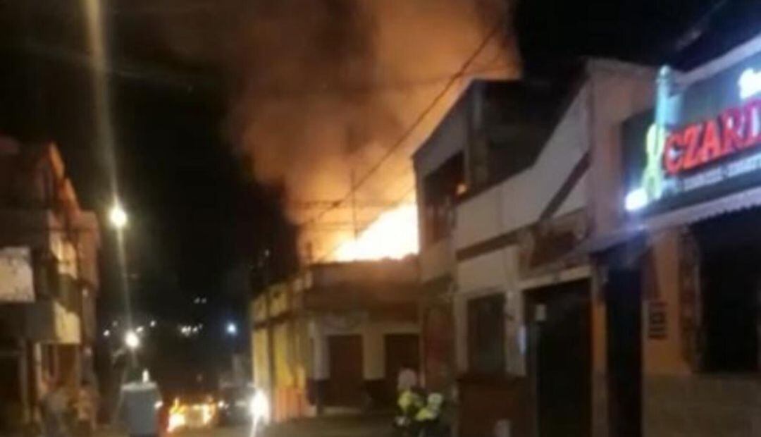 Incendio en Pereira.