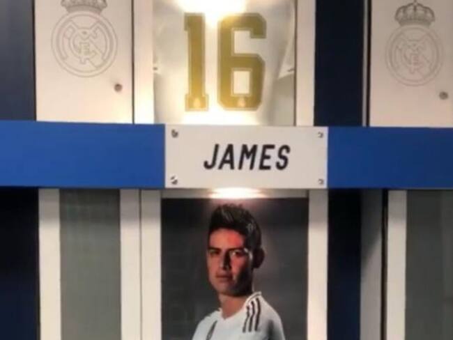 ¿Un nuevo guiño del Madrid a James?: recuperó su lugar en el camerino