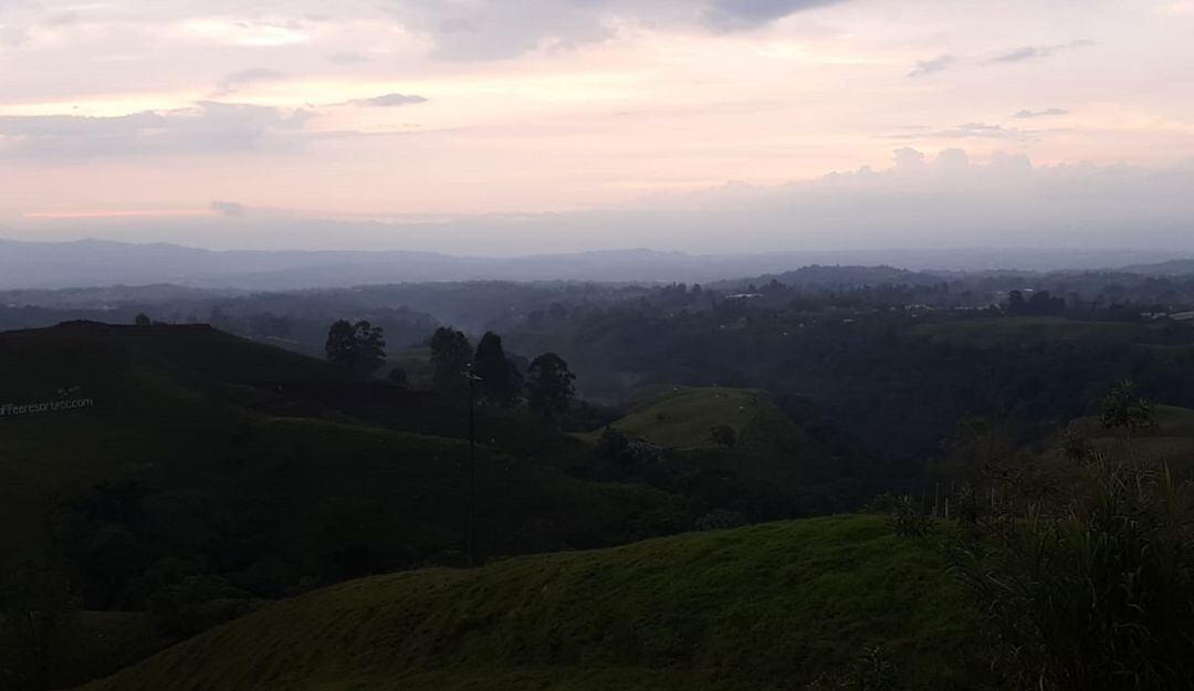 Paisaje desde el Mirador en Filandia, Quindío