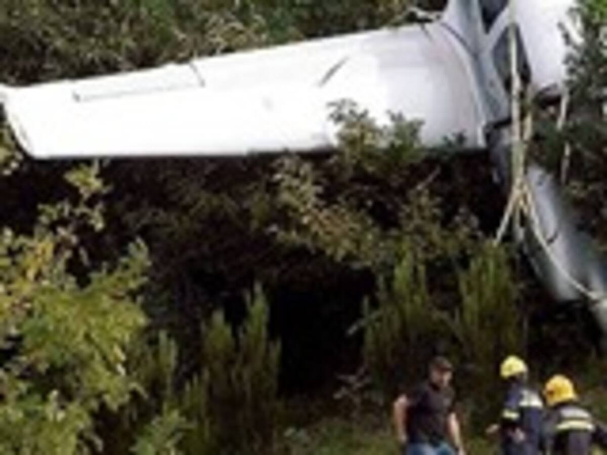 Murió el piloto de la avioneta accidentada entre Vichada y Meta. Confirma el coronel Jorge Díaz, director de la defensa civil en el Meta